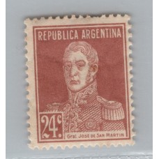 ARGENTINA 1923 GJ 571 ESTAMPILLA NUEVA CON GOMA U$ 5